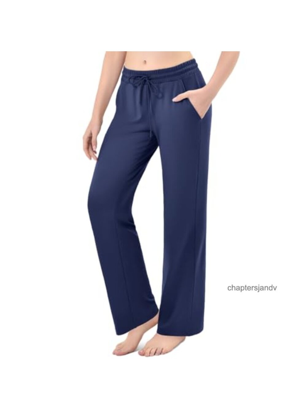 Women's Wide Leg Sweatpants with Pockets Drawstring Joggers